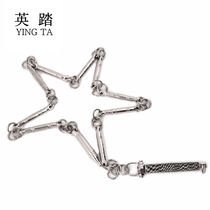 English tread jiu jie bian beginner show actual whip fitness martial arts defense nine Section 9 section whip with xiang huan sent whip color