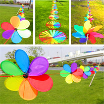 Windmill string wholesale opening kindergarten decoration windmill shopping mall festive outdoor scenic spot hanging decorative windmill string