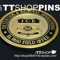 Fine metal commemorative chapter coins-metal badges medals-can be customized custom-made logo Enterprise logo