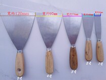 Putty knife small shovel spatula spatula putty knife spatula cleaning knife wood handle putty knife
