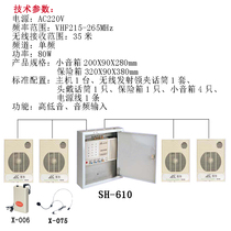 Bunghua SH-610 Classroom Wireless Wall-mounted Megaphone 80W School Classroom Use