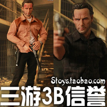 Three-tour REDMAN RM03 1 6 sheriff casual version suit double-headed carving walking dead Rick spot