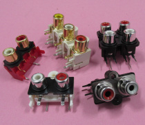 AV socket RCA socket Lotus socket audio and video socket signal socket gold-plated AV socket