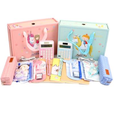 Elementary Student Stationery Learning Kit Box Junior High School Stationery Gift Kindergarten School Student Stationery Gift Package