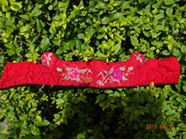 Hand-made embroidery seedlings embroidery pieces old embroidery National embroidery pine peach embroidery * flower embroidery piece 128