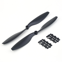 High1pair 10x4 5 1045 BLACK Red Nylon Propeller For Hex Rot