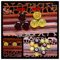Second-generation synthetic amber septum scattered beads blood pepper color gasket diy Star Moon Bodhi hand string bracelet accessories