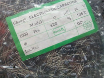 New original electrolytic capacitor 25V47UF 47UF25V Volume:5*11 1K=22 yuan
