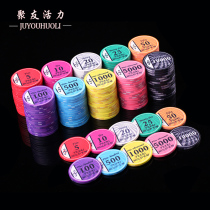 Full 100 Texas Holdem Chip Set 12G Ceramic Chip Customized Ceramic Code 43MM Chip