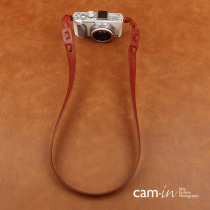 cam-in SLR micro single camera X-M A7 RX100 black card leather strap 20mm wide 241