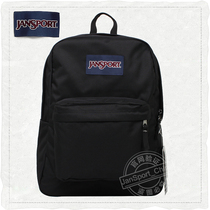 JanSport Jasper backpack Official college style school bag mens and womens backpack T501 008 Black