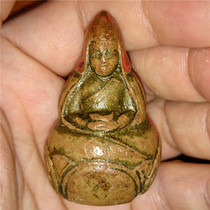 (The original Buddha) The collection of sacred relics in the ancient Tibetan monasteries the lotus master took the Buddha Zuoqin Maduo with him.