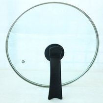Tempered glass lid visual transparent anti-spill pot can be vertical universal pot head non-stick pot pot wok lid