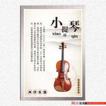 School music art instrument photo poster order picture making wall stickers paper Knowledge Introduction violin