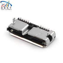 Supply 10P crimping pin MICRO USB 3 0 female seat pin mobile hard disk interface factory direct sales