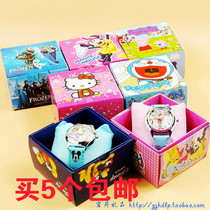 Children's Pupil Cartoon Table Set Gift Box Creative Gift Children's Birthday Gift Quartz Watch Gift Box