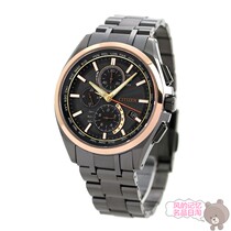 Japan West Iron City Titanium 100th Anniversary Qualified Fashion Radio Mens Watch AT8046-51E