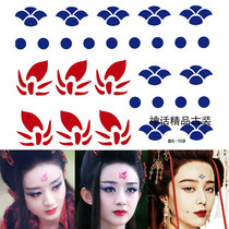 Tattoo stickers Forehead stickers Eyebrow stickers Stickers Sexy charm Flower thousand bones Forehead stickers Costume Studio Photography Stickers