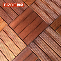 Baizhuo Pineapple balcony floor anti-corrosion wood floor outdoor non-slip splicing waterproof non-slip open-air balcony floor