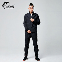 Rock antelope new woven sports suit windproof and rainproof outdoor sportswear suit mens casual sports suit