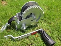 High-quality manual winch hand crank winch webbing trailer accessories LV in 2000LBS winch