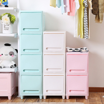 Multi-layer storage box plastic drawer type storage cabinet children locker baby wardrobe baby toy box