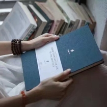 Little Poetry cloth noodle book hardcover horizontal line notebook notebook simple hard leather diary book