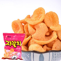 South Korea Imported Farmware Octopus Octopus Octopus Crispy Shrimp Strips 90g Fish Shape Sea Fresh Taste Puffed 90g Big Packaging
