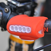  Bullfrog lamp Super frog lamp 7LED bicycle lighting lamp Bicycle mounted silicone lamp Free battery