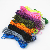 Imported color round elastic band fine elastic rope mosquito net clothes with about 2 5mm sewing shoelace strap rubber band