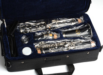 Clear tube 17 - bond rubber wood lower B - tube black tube students beginning black tube clarinet French key test grade special