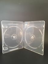 11mm transparent blu-ray box double-sided blu-ray box plastic transparent disc box