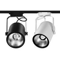 Spotlight exhibition hall background wall led track light cob7w12w20w30w surface mounted ceiling clothing store cob track light