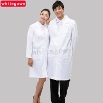 (whitegown) new Doctors clothing white coat womens long-sleeved hospital work clothes
