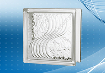 Jinghua glass brick square white water corrugated glass partition Xuanuang creative background wall direct selling glass brick