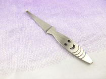 Cheilei stainless steel smiling face ear digging ear spoons texture thick and smooth without hurting the skin