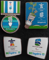 2010 Vancouver Winter Olympics badge Energy Security Power Company badge 4