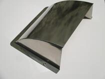 Stainless steel exhaust arch cover Ventilator fan exhaust nozzle air nozzle arch exhaust cover (12 inches)