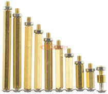 Single-pass hexagonal copper column M3*5 10 15 20 25 35 40 45 50 6MM with nut screw PCB board