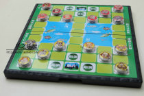 Traditional classic board game pioneer magnetic stone beast chess folding board childrens educational magnetic game toys 238