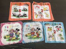  80s small handkerchief Look at the picture speak and learn English Nostalgic collection of film and television props