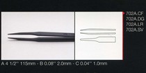 Swiss ideal-tek tweezers 702A CF imported plastic tweezers plastic anti-static tweezers