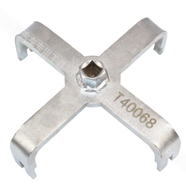 T40068 Audi A6LC6 gasoline tank gasoline pump cover tool Four claw fuel tank cover wrench 17cm special tool