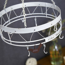 Ring adhesive hook coat rack key adhesive hook creative wooden hanger Wall hanger room decoration wall decoration wall decoration