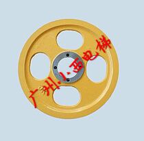 Original Hitachi elevator tension anti-rope pulley 83095673-a diameter 260mm thickness 20mm bearing 6205