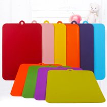 South Korea HANA kitchenware silver ion color cutting board fruit soft cutting board fruit soft cutting board can hang double-sided case board
