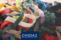 1cm wide elastic pressure seam with spandex undercoat side band collar cuff hem strip clothing accessories 10 meters