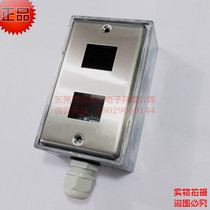 120 surface-mounted metal bottom box aluminum junction box American socket protection box two-hole module set