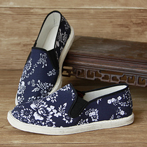 Old Beijing cloth shoes spring and autumn cloth shoes thousand layer cloth shoes breathable deodorant fashion trendy shoes men and women