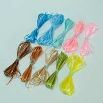 Handmade DIY doll bow gift packaging accessories ZAKKA wind ultra-fine ribbon ribbon ribbon 2mm